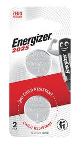 ENERGIZER Lithium Coin 3V Battery- 2pcs/card (ECR2025 BP2)
